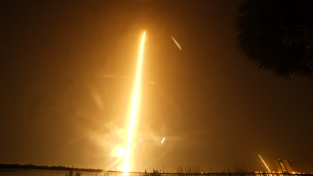 Falcon Heavy Launch - Long Exposure