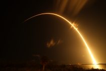 Falcon 9 Starlink - Long Exposure